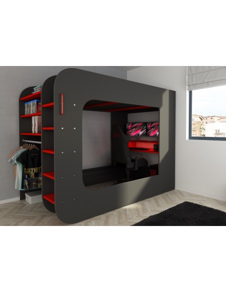 Gamer bunkbed 120x200cm. Mspace