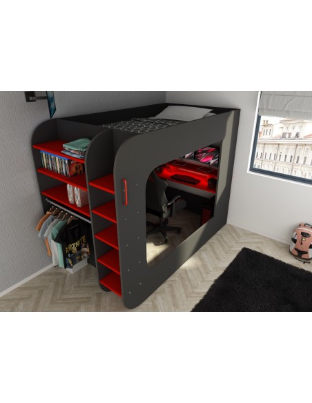 Gamer bunkbed 120x200cm. Mspace
