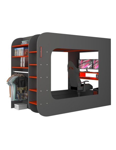Gamer bunkbed 120x200cm. Mspace