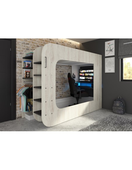 Gamer bunkbed 90x200cm Cascina. Mspace