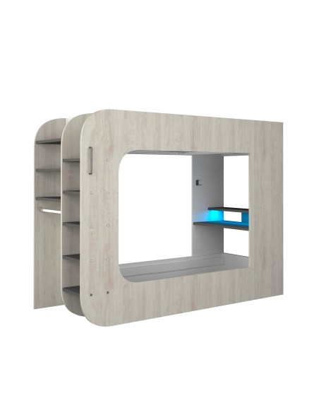 Gamer bunkbed 90x200cm Cascina. Mspace
