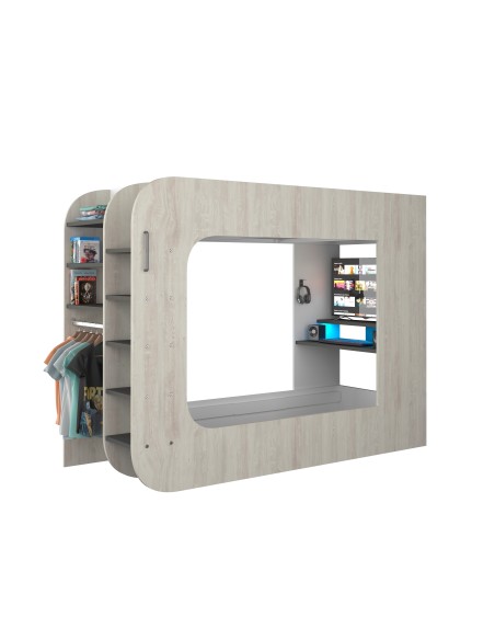 Gamer bunkbed 90x200cm Cascina. Mspace