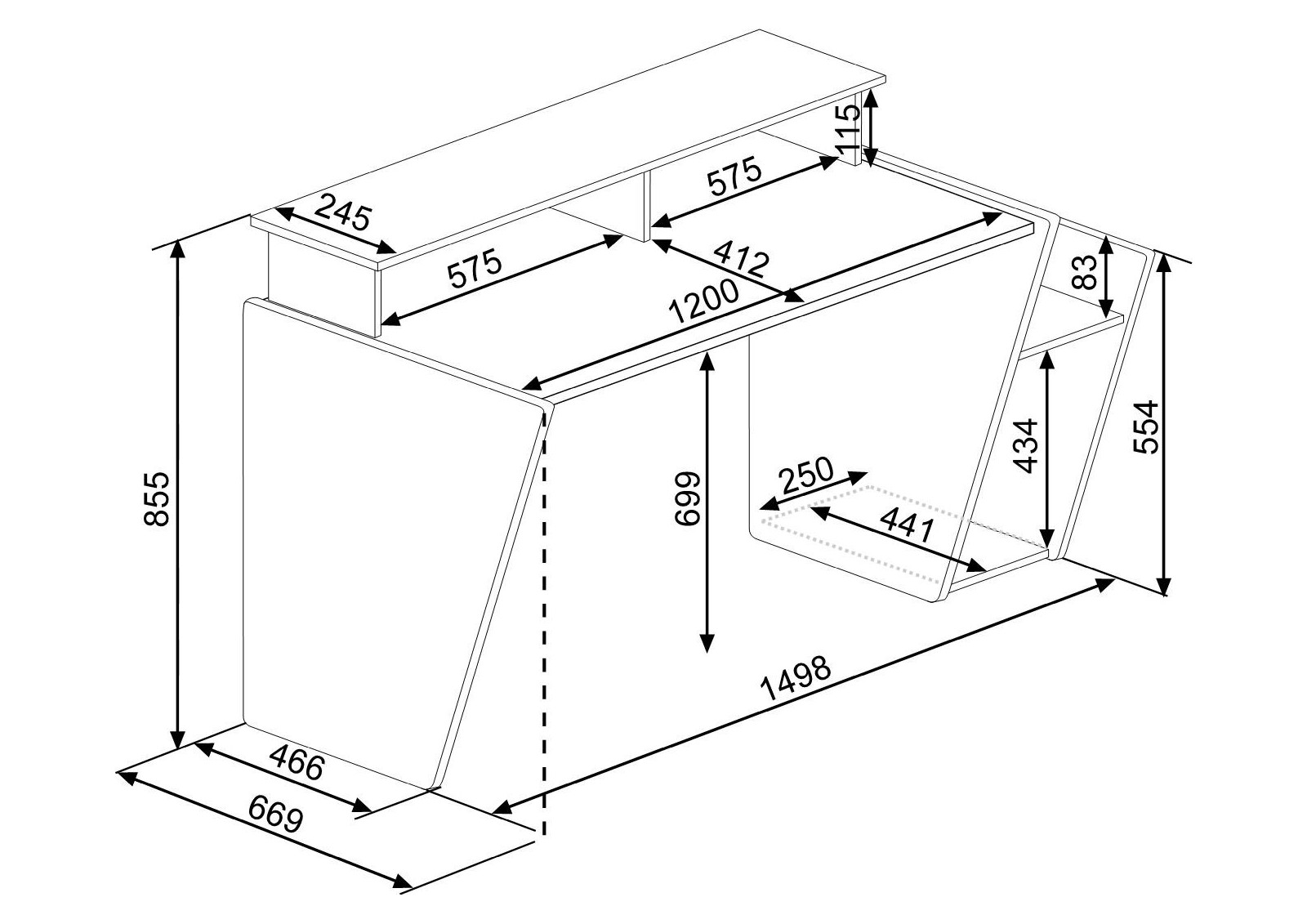 Gaming Desk. DGAME Y