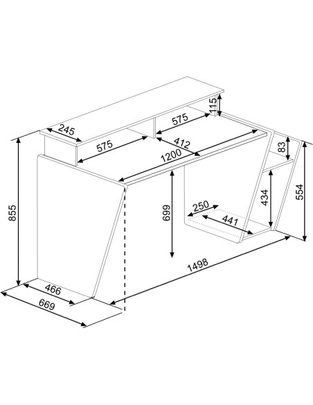 Gaming Desk. DGAME Y