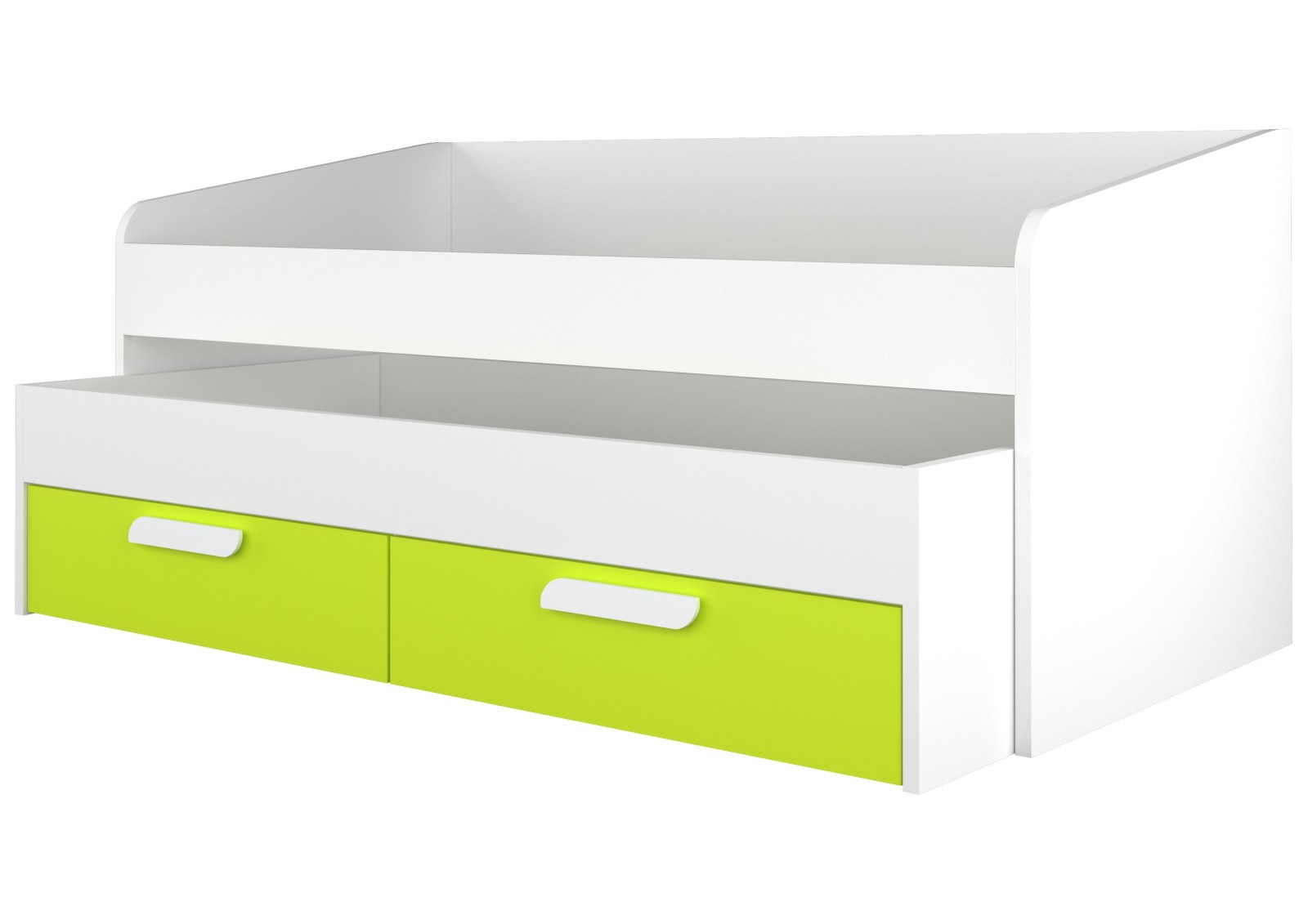 Compact bed 90x190cm with drawers Bo12 OUTLET