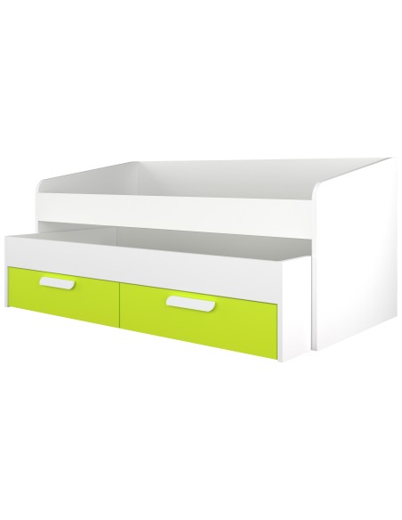Compact bed 90x190cm with drawers Bo12 OUTLET
