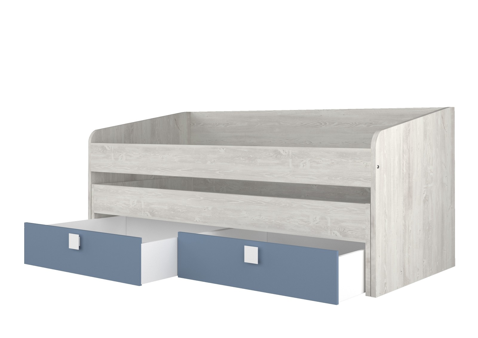 Cama nido 90x190cm Cascina con cajones Bo12