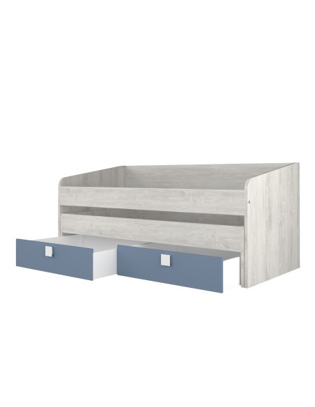 Cama nido 90x200cm Cascina con cajones Bo12