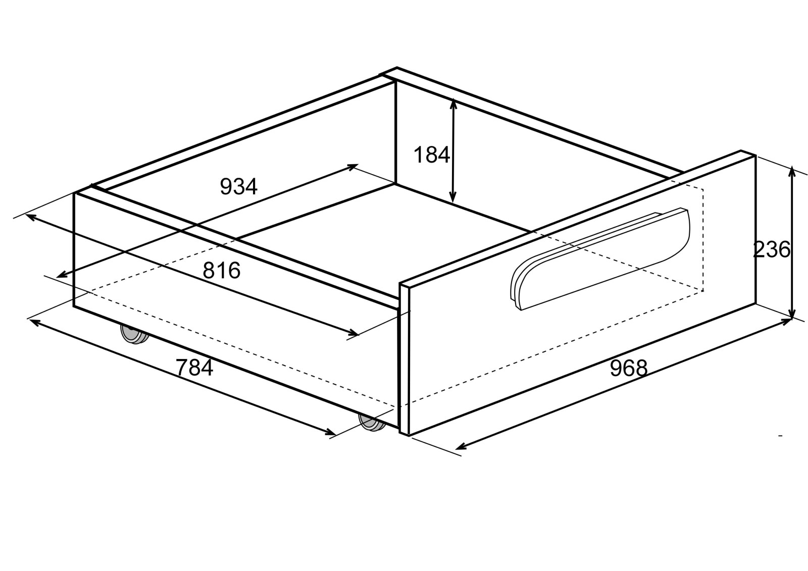 Cama nido 90x200cm Cascina con cajones Bo12