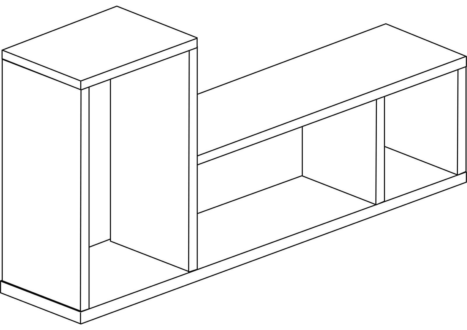 Estantería de pared Bo0