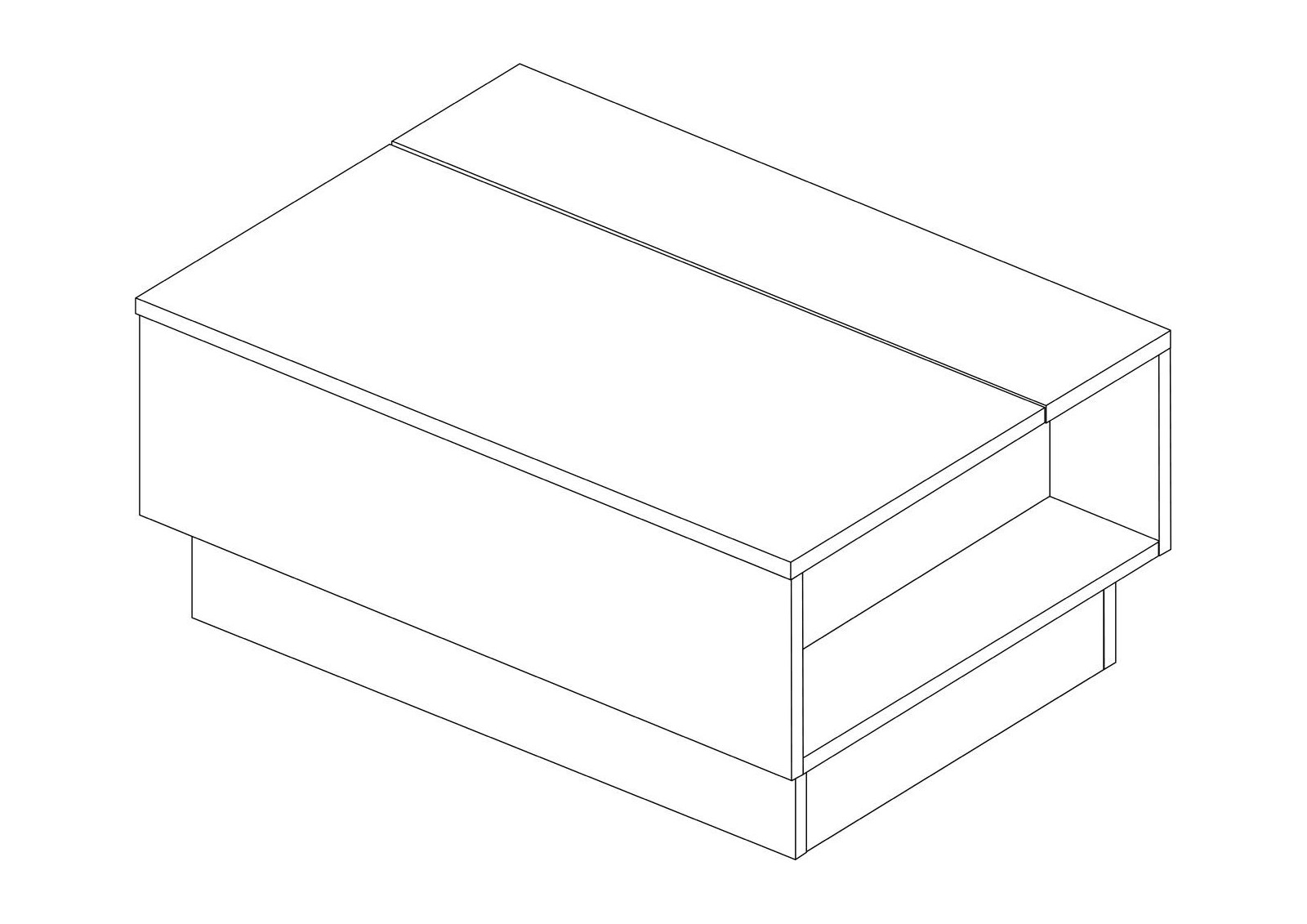 Mesa de centro elevable NUMS One