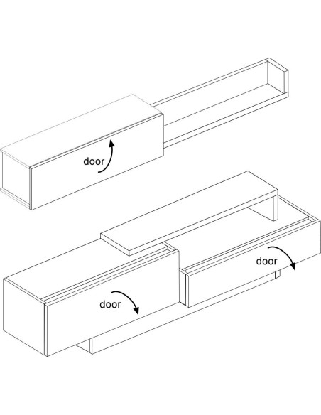 Wall Unit SOHO GRAPH