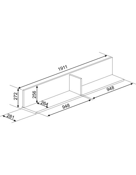 Estantería de pared Eco+