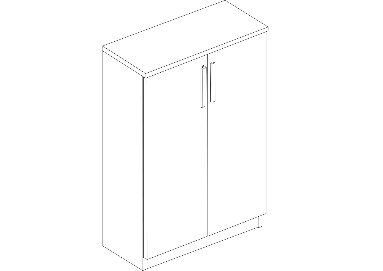 Armario zapatero 2 puertas Eco+