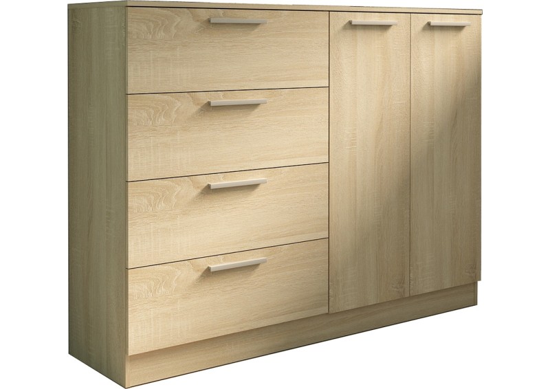 Chest 4 drawers and 2 doors  Eco+
