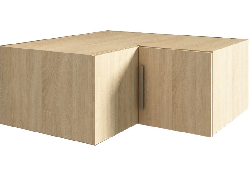 Upper corner wardrobe 2 doors Eco+
