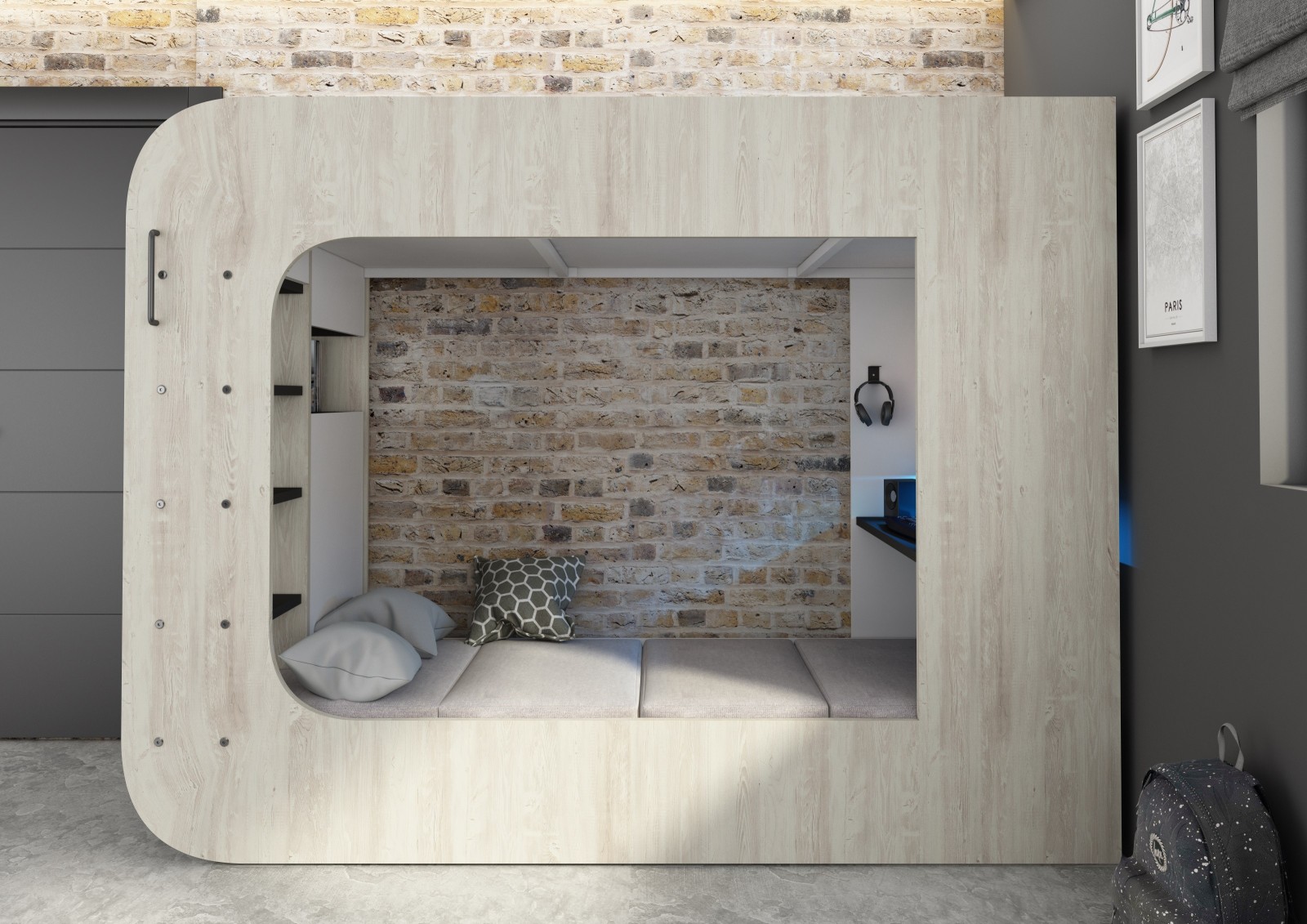 Sofa lower bed MSPACE 90 x 200 cm