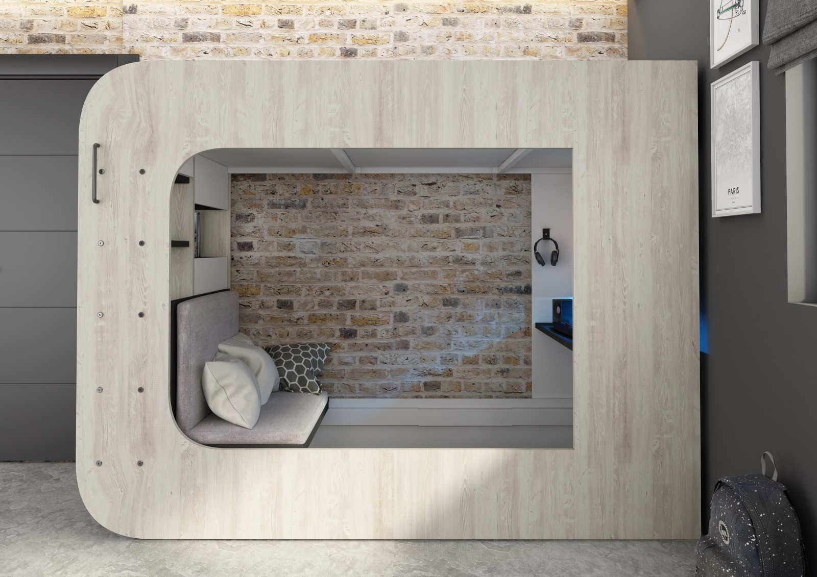 Sofa lower bed MSPACE 90 x 200 cm