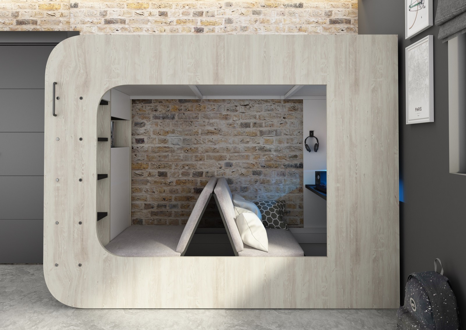 Sofa lower bed MSPACE 90 x 200 cm