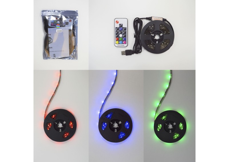 Led strip multicolour with remote control