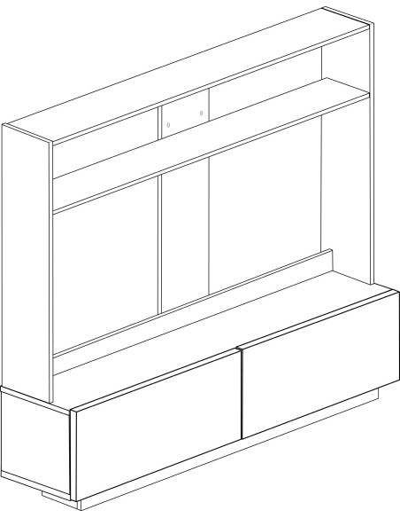 Furniture centre CUBE 2