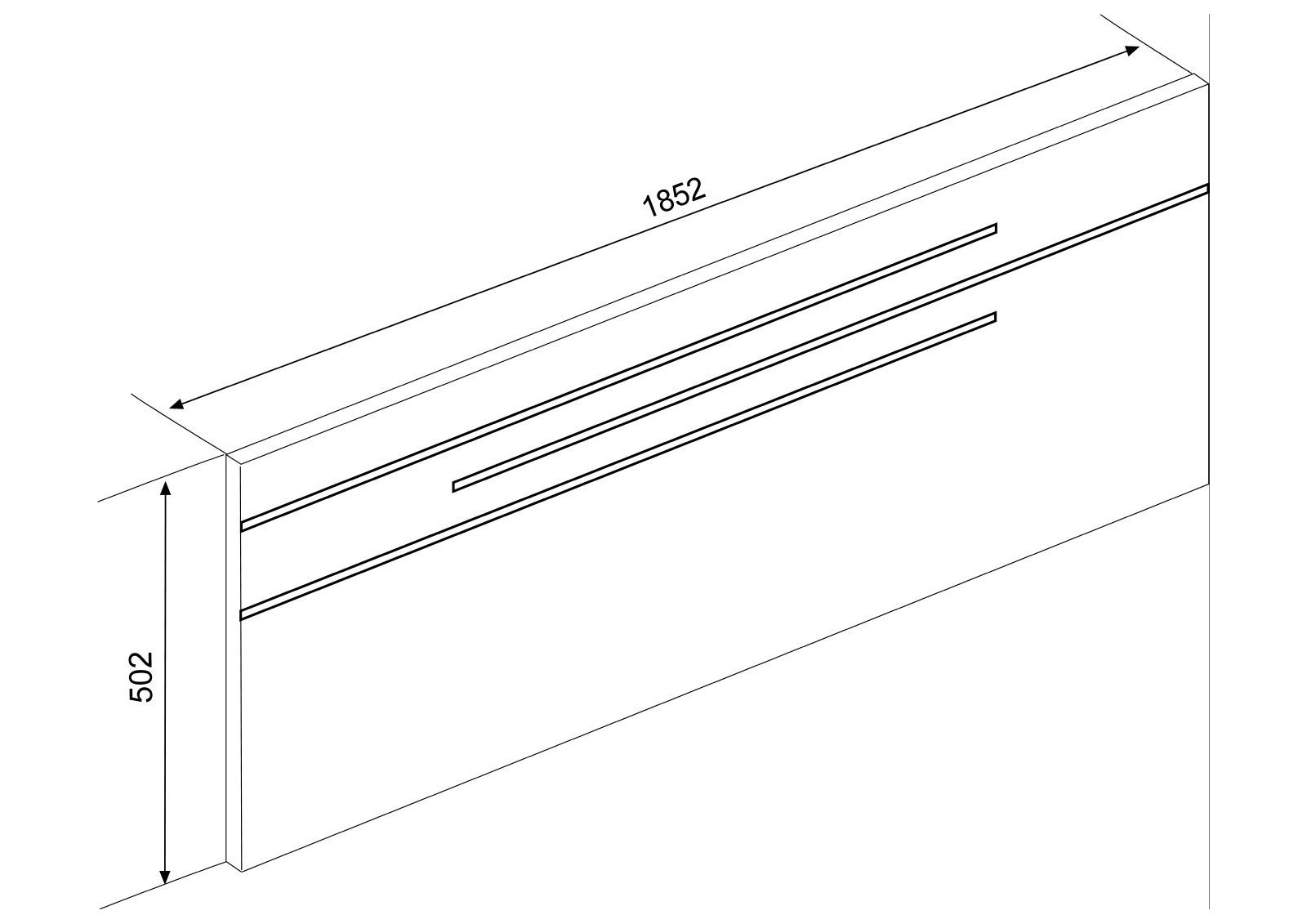 Cabecero cama 135/140cm Eco+