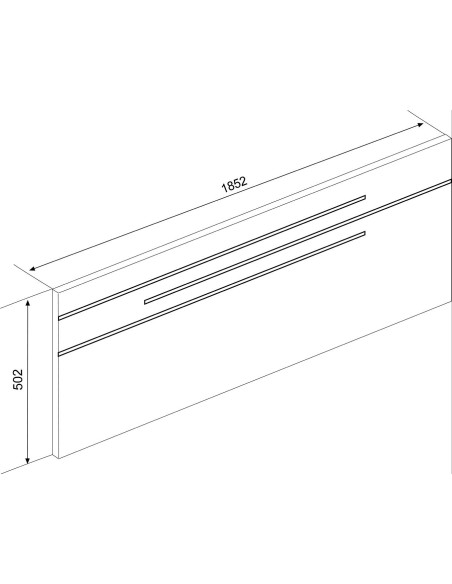 Cabecero cama 135/140cm Eco+