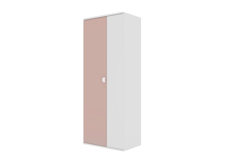 Wardrobe 2 doors white + colours Bo0 - TM