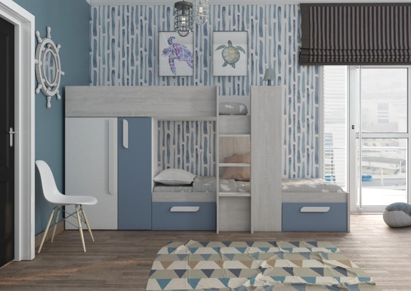 Bunk bed 90x200cm BO1(lower base included) LH