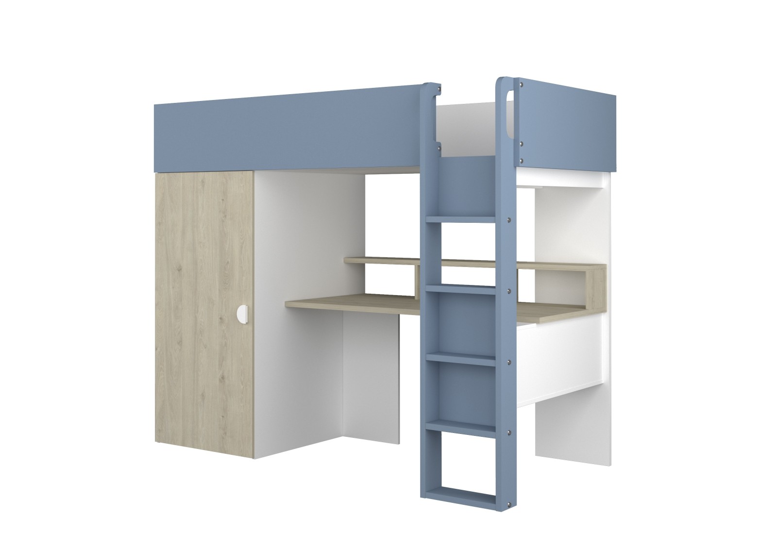 Cama estudio con armario 90x200cm FLOW