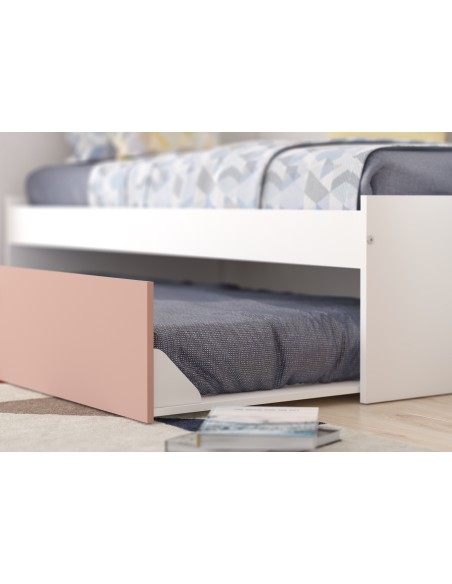 Habitación puente 90x200 con armarios y cama supletoria Artik