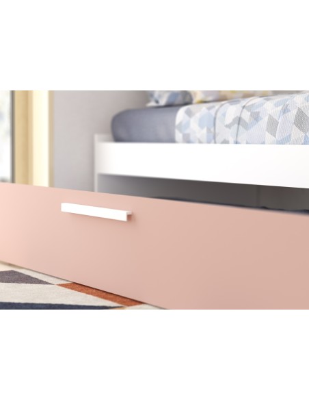 Habitación puente 90x200 con armarios y cama supletoria Artik