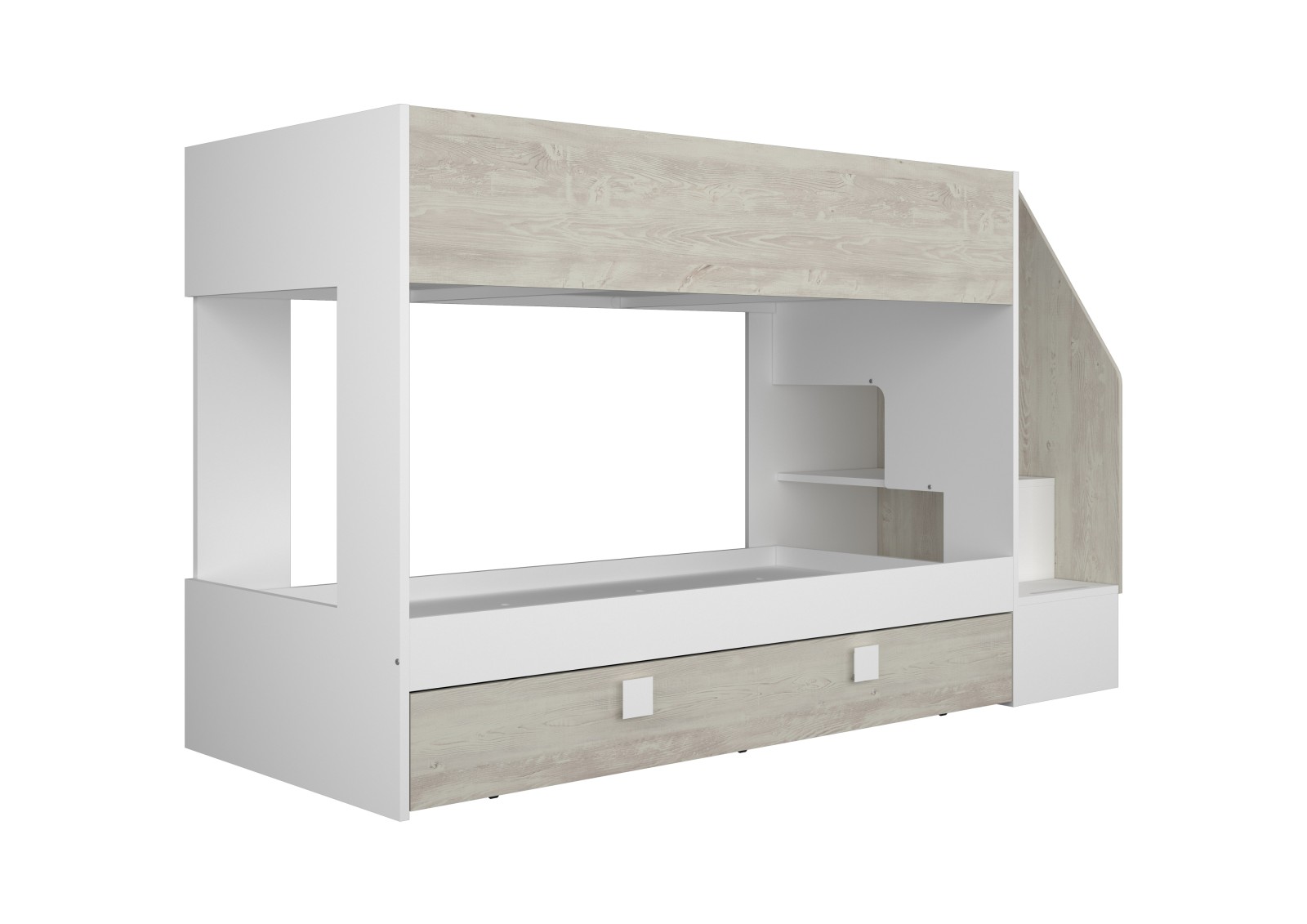 Bunk Bed with Pull-Out Bed 90x200cm Easy.