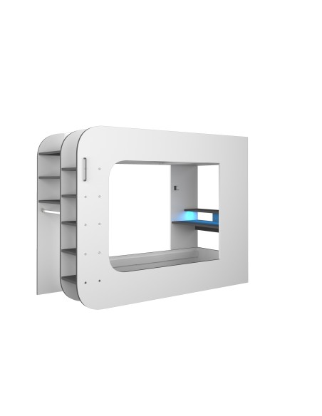 Gamer bunkbed 90x200cm. Mspace FrostByte