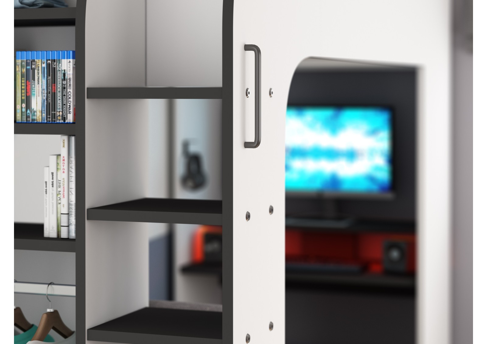 Litera Gamer 90x200cm. Mspace FrostByte