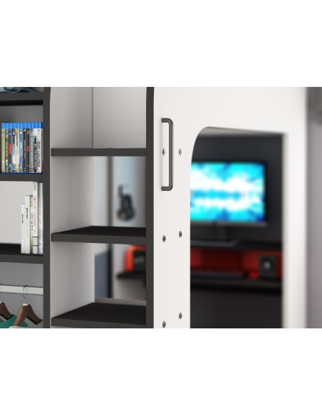 Gamer bunkbed 90x200cm. Mspace FrostByte