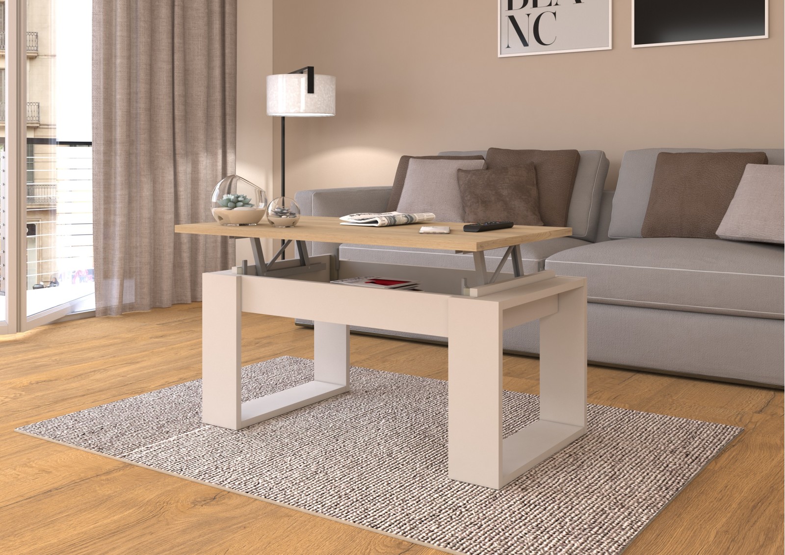 Lift-Up coffee table Cosmit 2