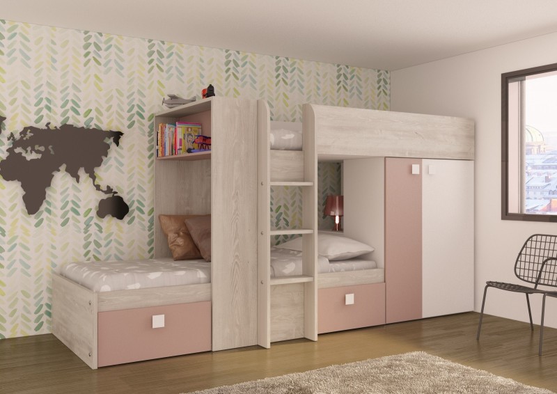 Bunk bed 90x200cm BO1