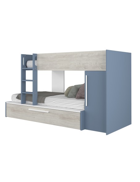 Litera 90x200cm con armario y cama extraíble 4.0