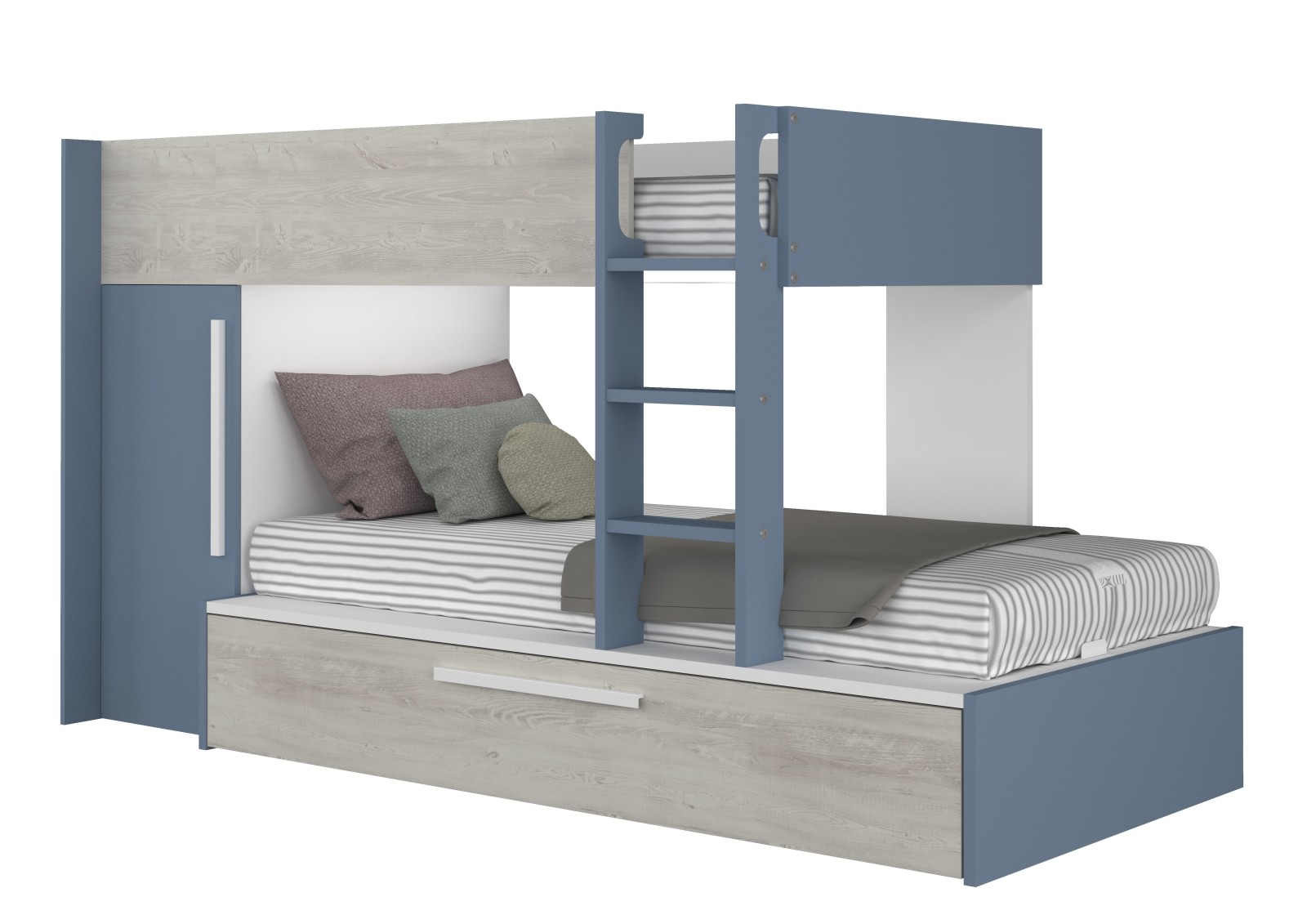 Litera 90x200cm con armario y cama extraíble 4.0