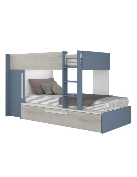 Litera 90x200cm con armario y cama extraíble 4.0